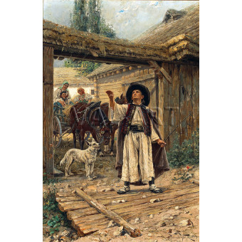 РЕПРОДУКЦИИ НА КАРТИНИ Ще вали (1883)